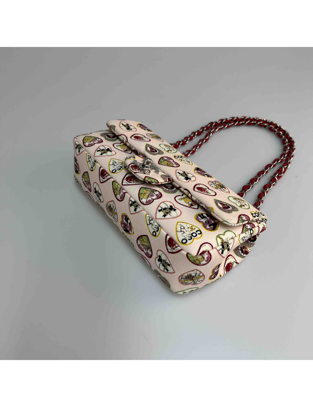 Sac CHANEL toile coeur