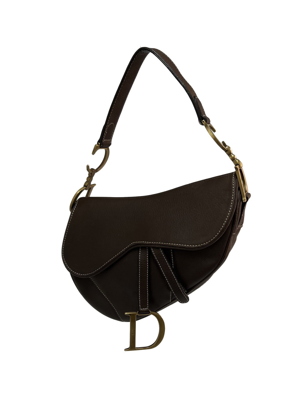 Saddle CHRTISTIAN DIOR marron