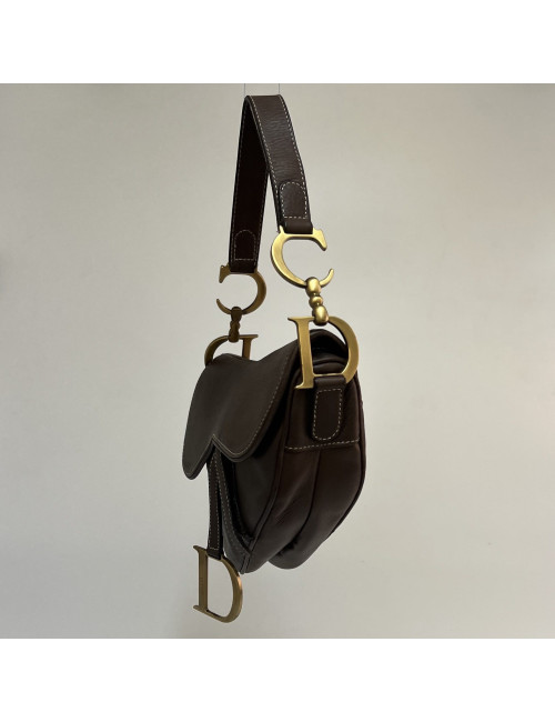 Saddle CHRTISTIAN DIOR marron