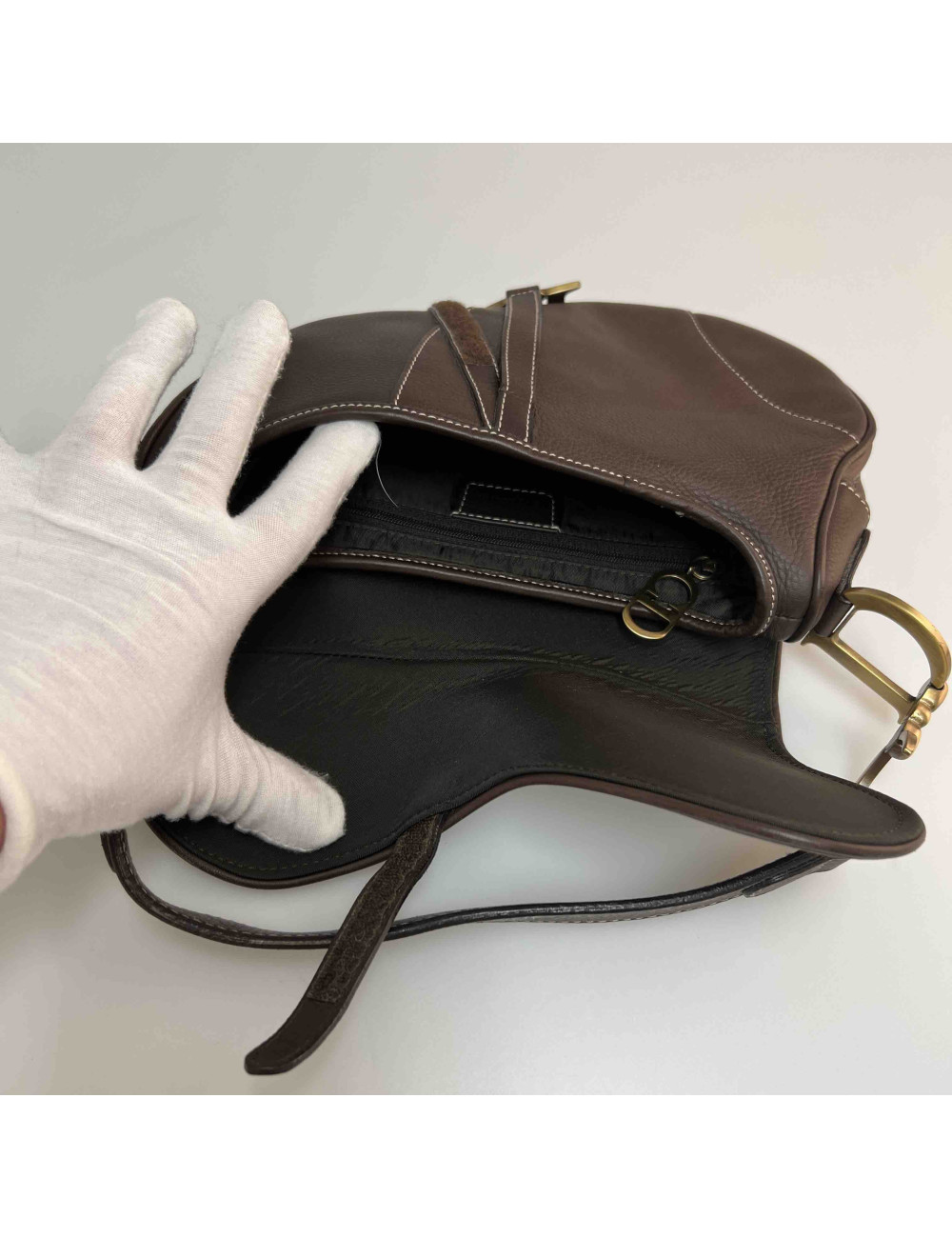 CHRISTIAN DIOR Vintage Saddle Bag - Certified Occasion