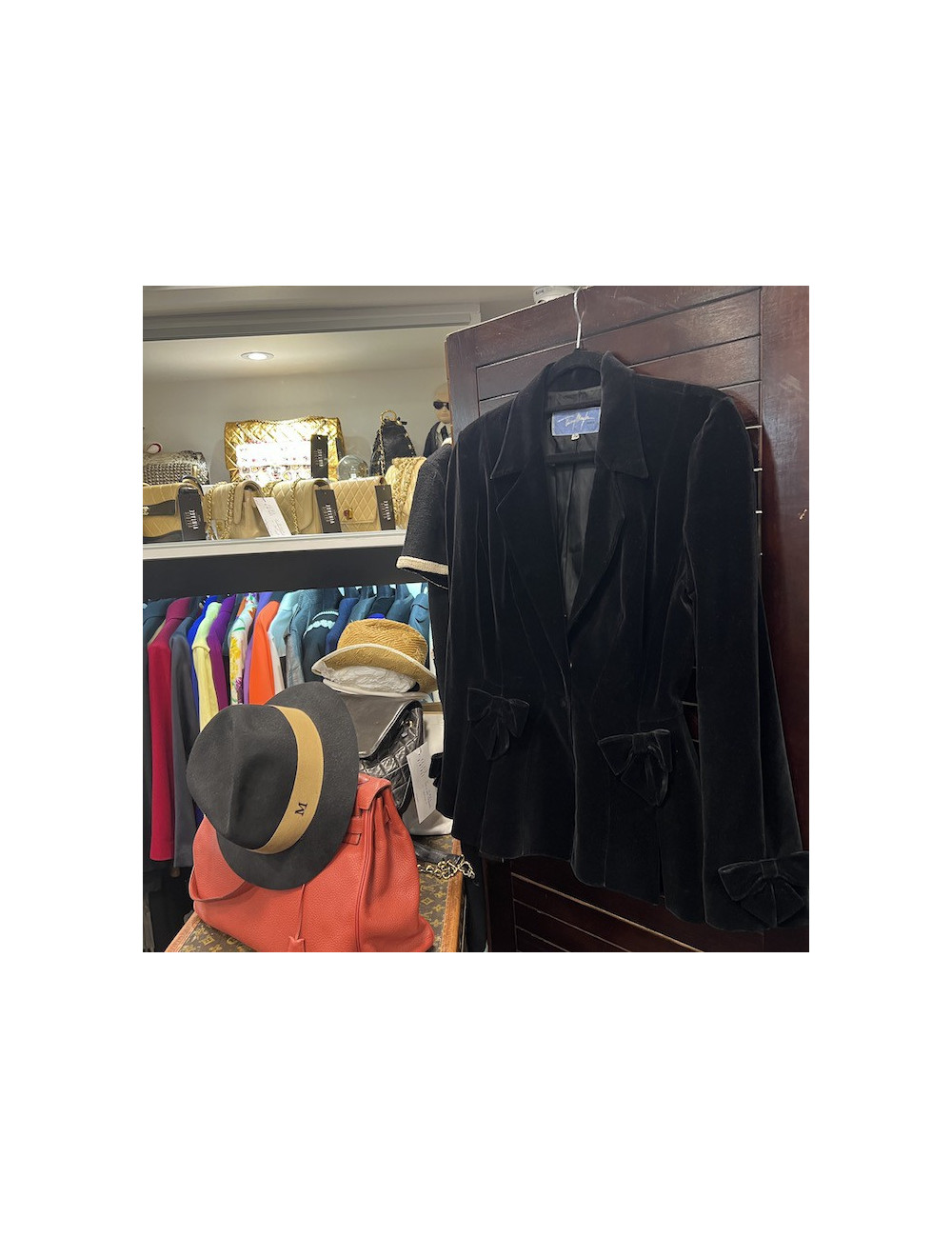 Veste THIERRY MUGLER Velours noir