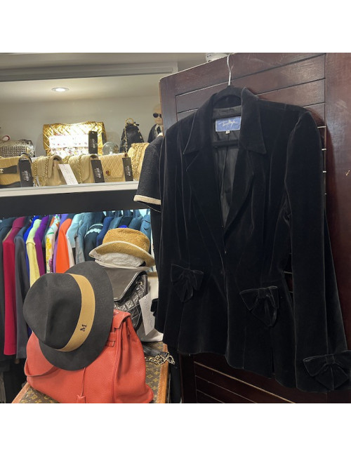 Veste THIERRY MUGLER Velours noir