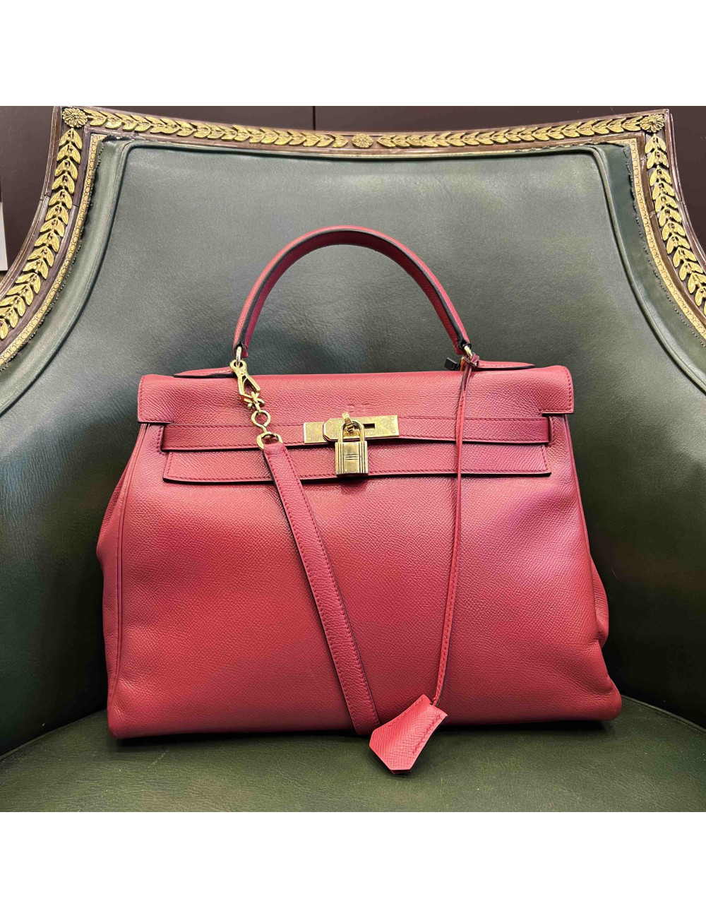 Kelly 32 HERMES rouge