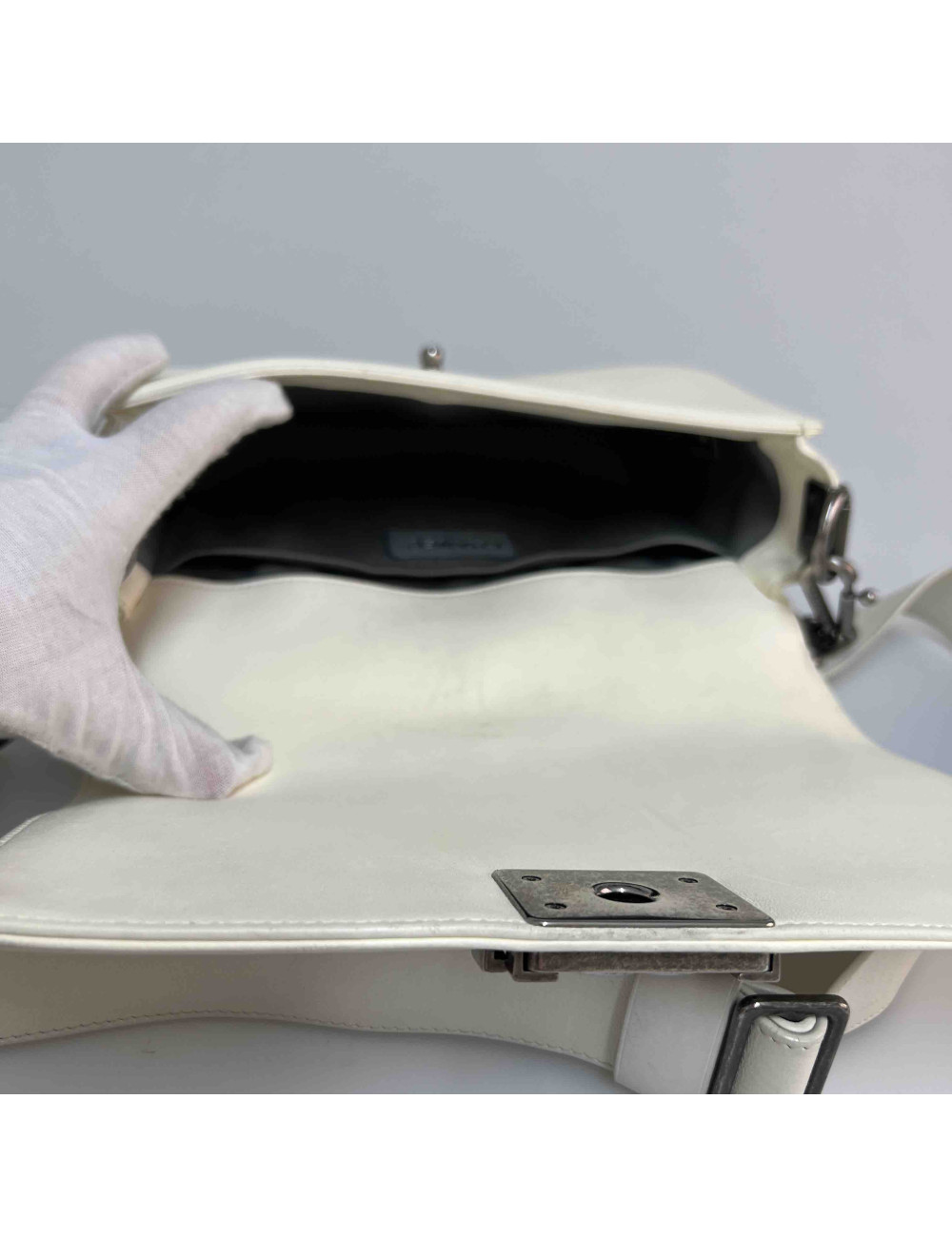 Sac Boy CHANEL coquille d'oeuf bandoulière