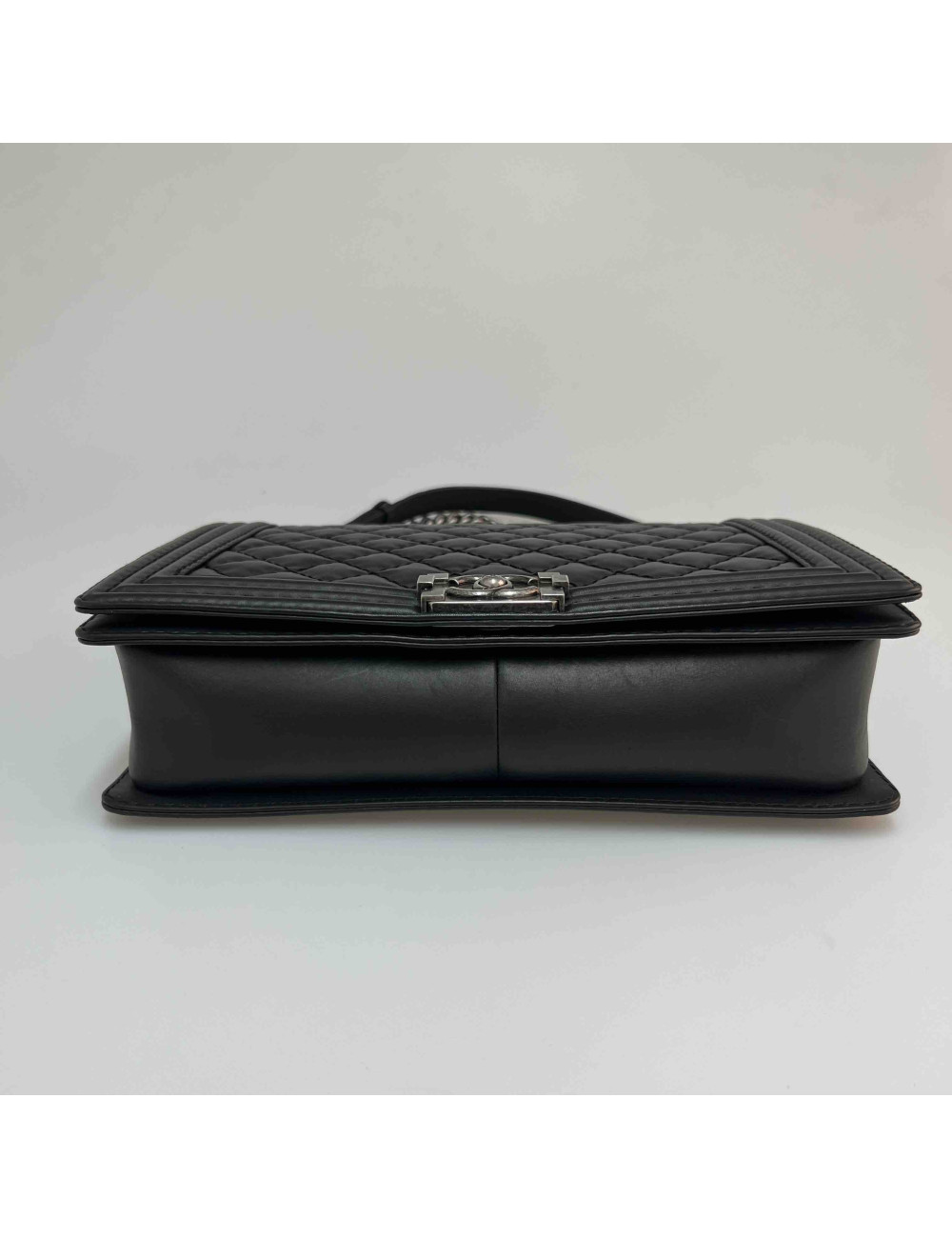 CHANEL Big Boy Bag in Black Leather - Certified Occasion