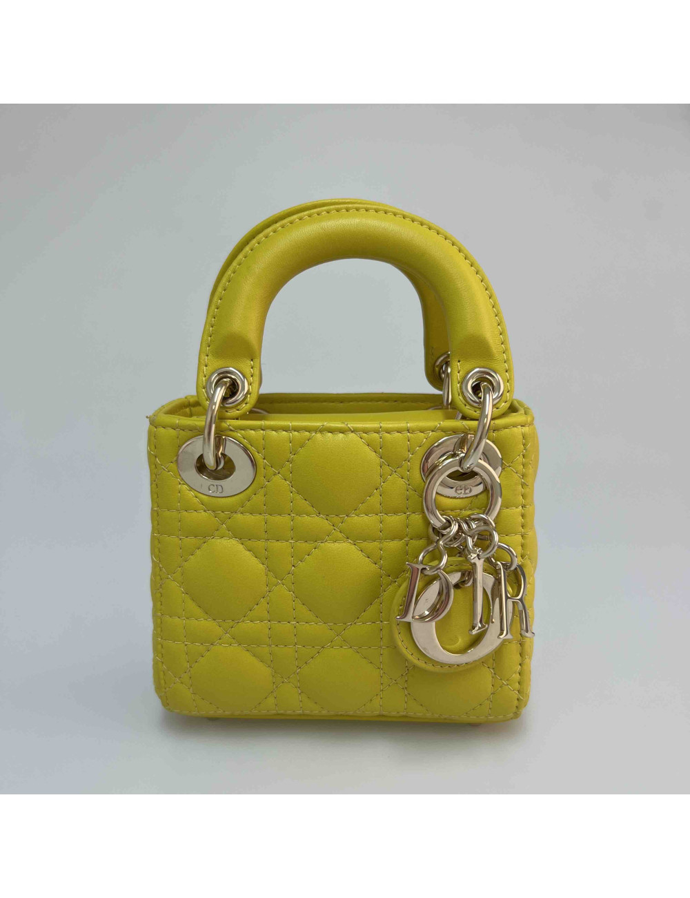 Mini Lady DIOR jaune