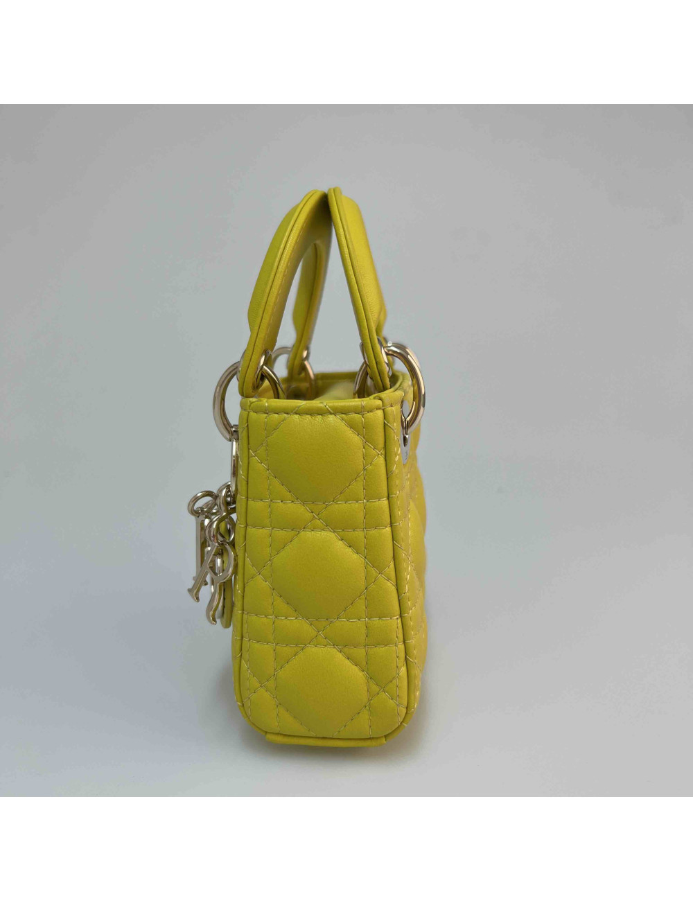 Mini Lady DIOR jaune
