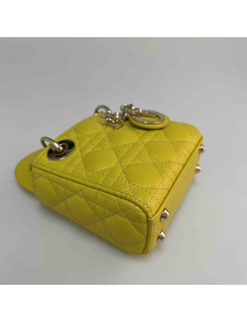 Mini Lady DIOR jaune