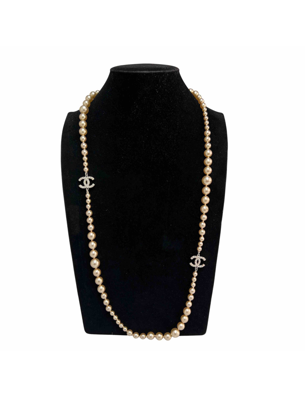 Sautoir CHANEL perles nacrées