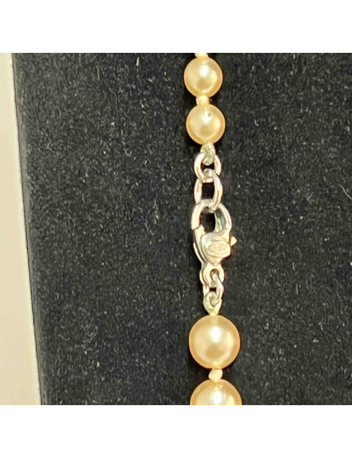 Sautoir CHANEL perles nacrées