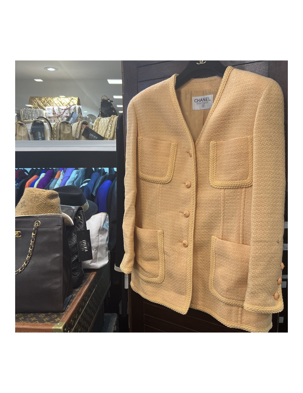 Veste CHANEL orange collection 1993