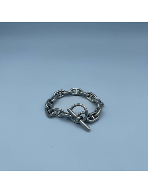Bracelet HERMES chaîne d'ancre argent 925