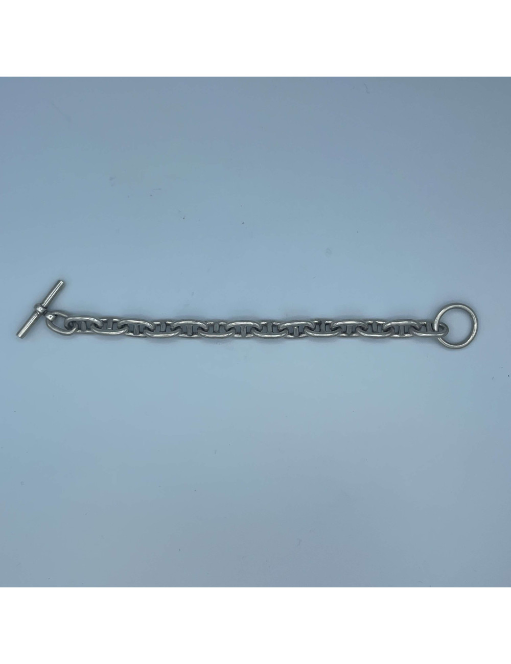 Bracelet HERMES chaîne d'ancre argent 925
