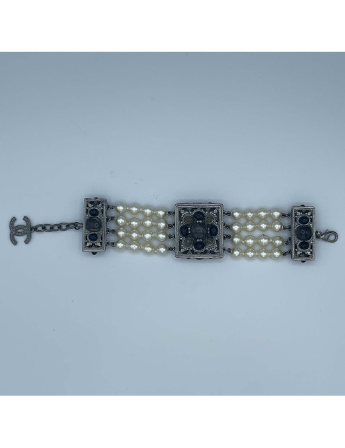 Bracelet CHANEL perles nacrées