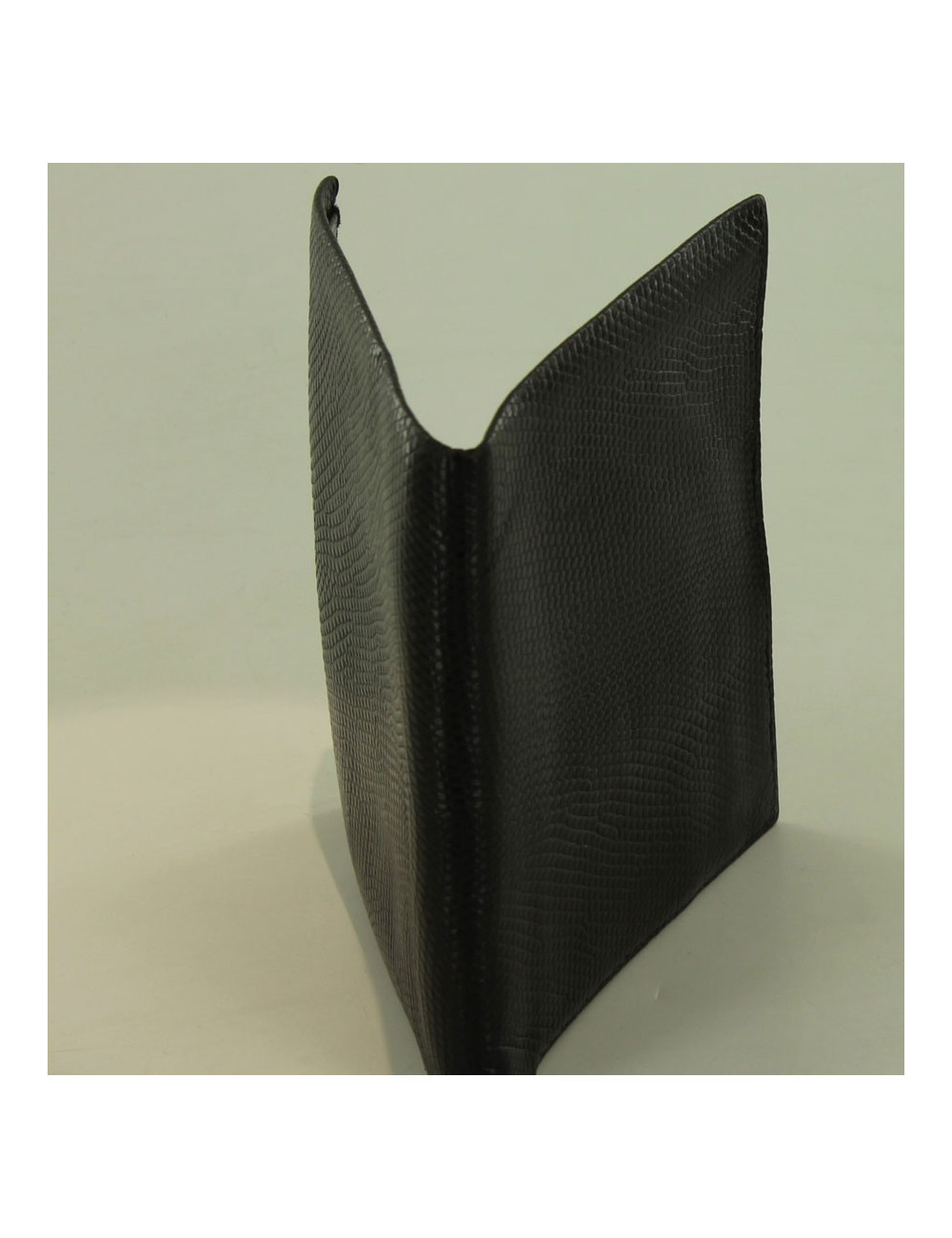 Portefeuille HERMES lezard noir