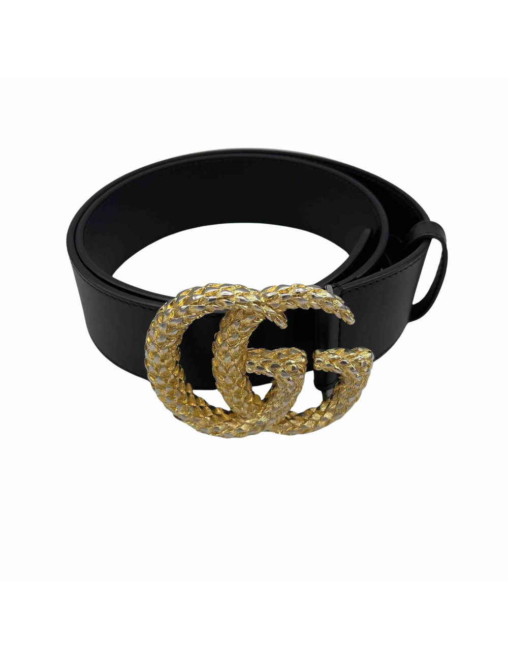 Ceinture GUCCI cuir noir T80