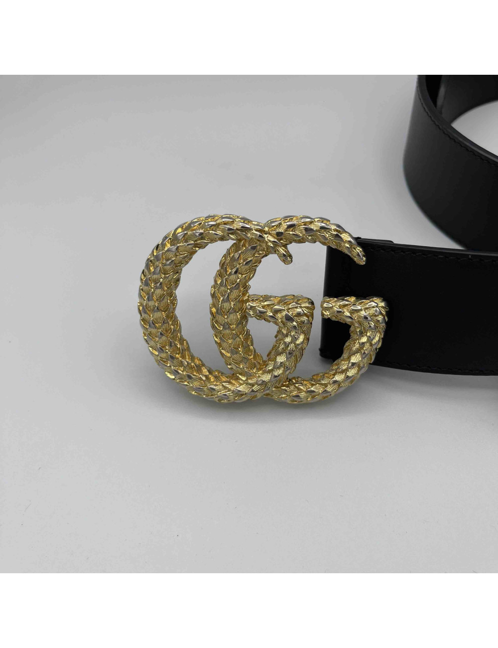 Ceinture GUCCI cuir noir T80
