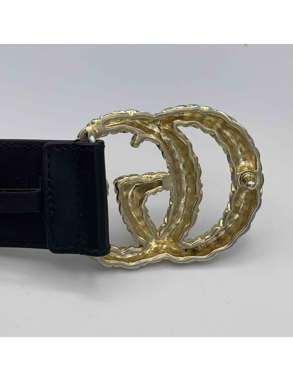 Ceinture GUCCI cuir noir T80