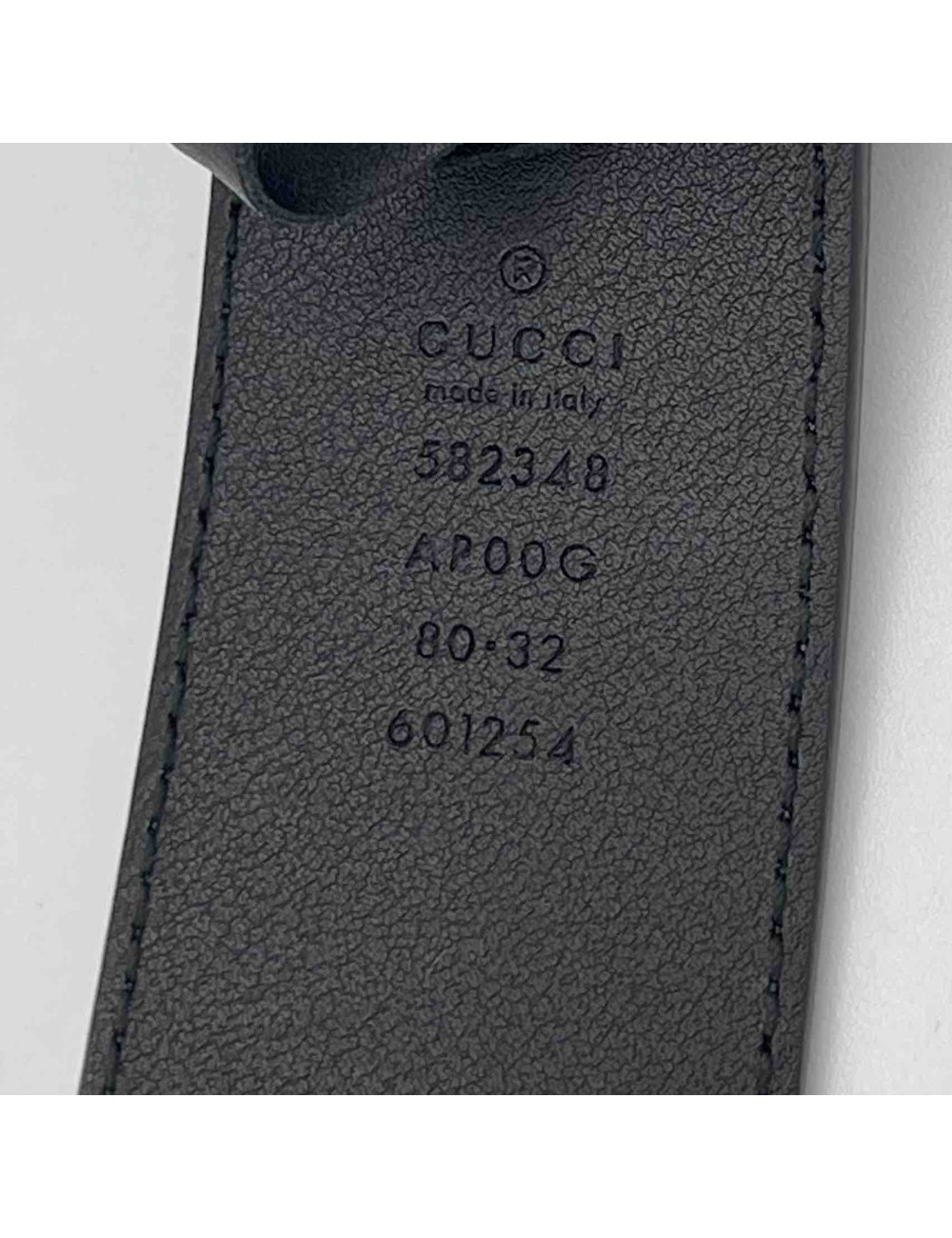 Ceinture GUCCI cuir noir T80