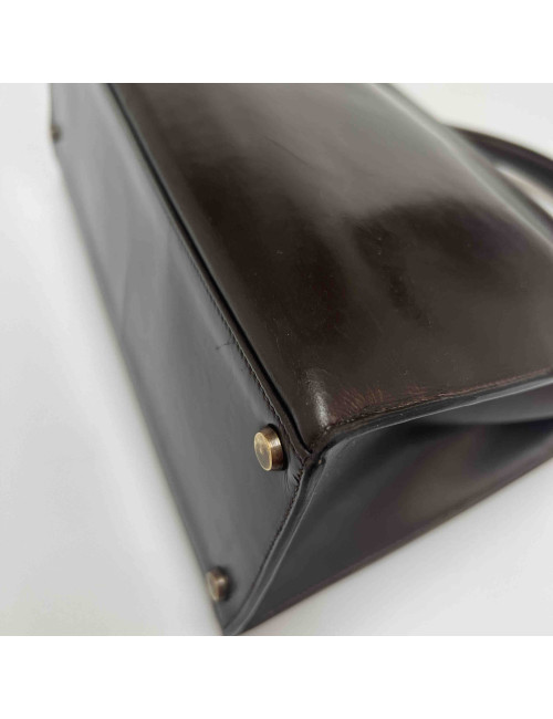 Kelly 32 HERMES marron Vintage