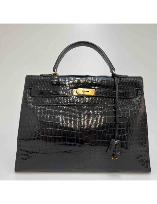 Kelly 35 HERMES crocodile Porosus