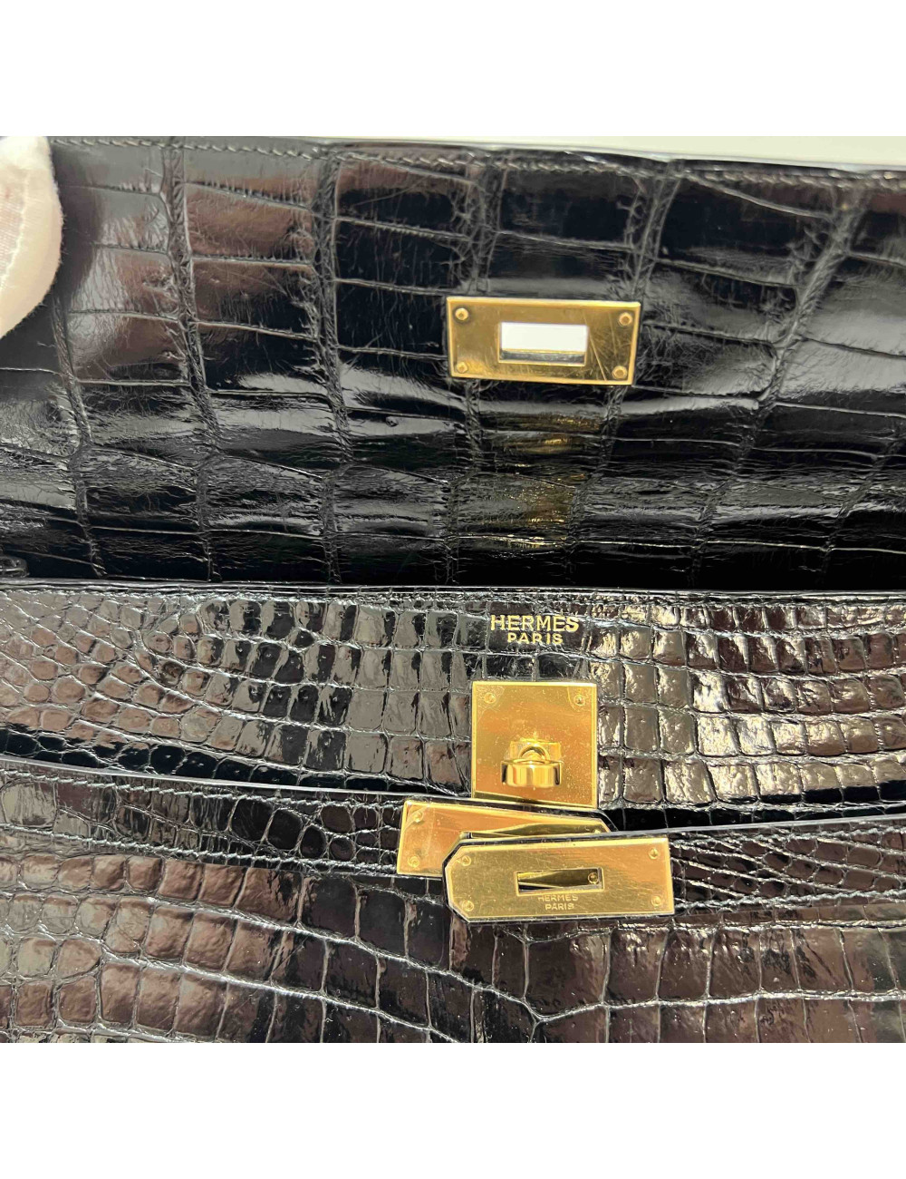 Kelly 35 HERMES crocodile Porosus