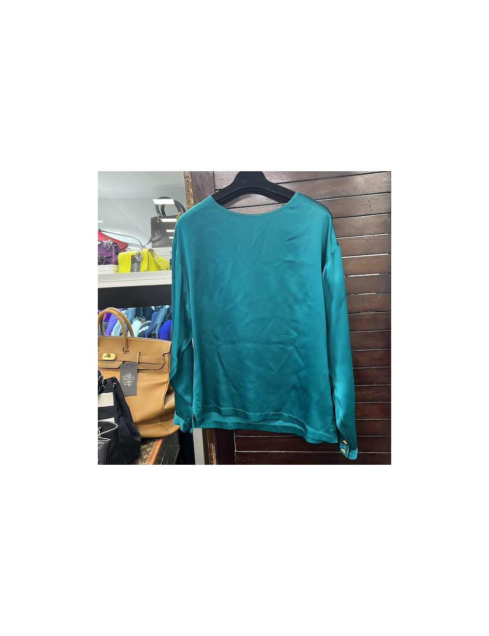 Blouse T 42 CHANEL soie 