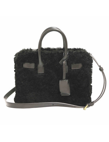 Sac Nano Sac De Jour SAINT LAURENT peau lainée