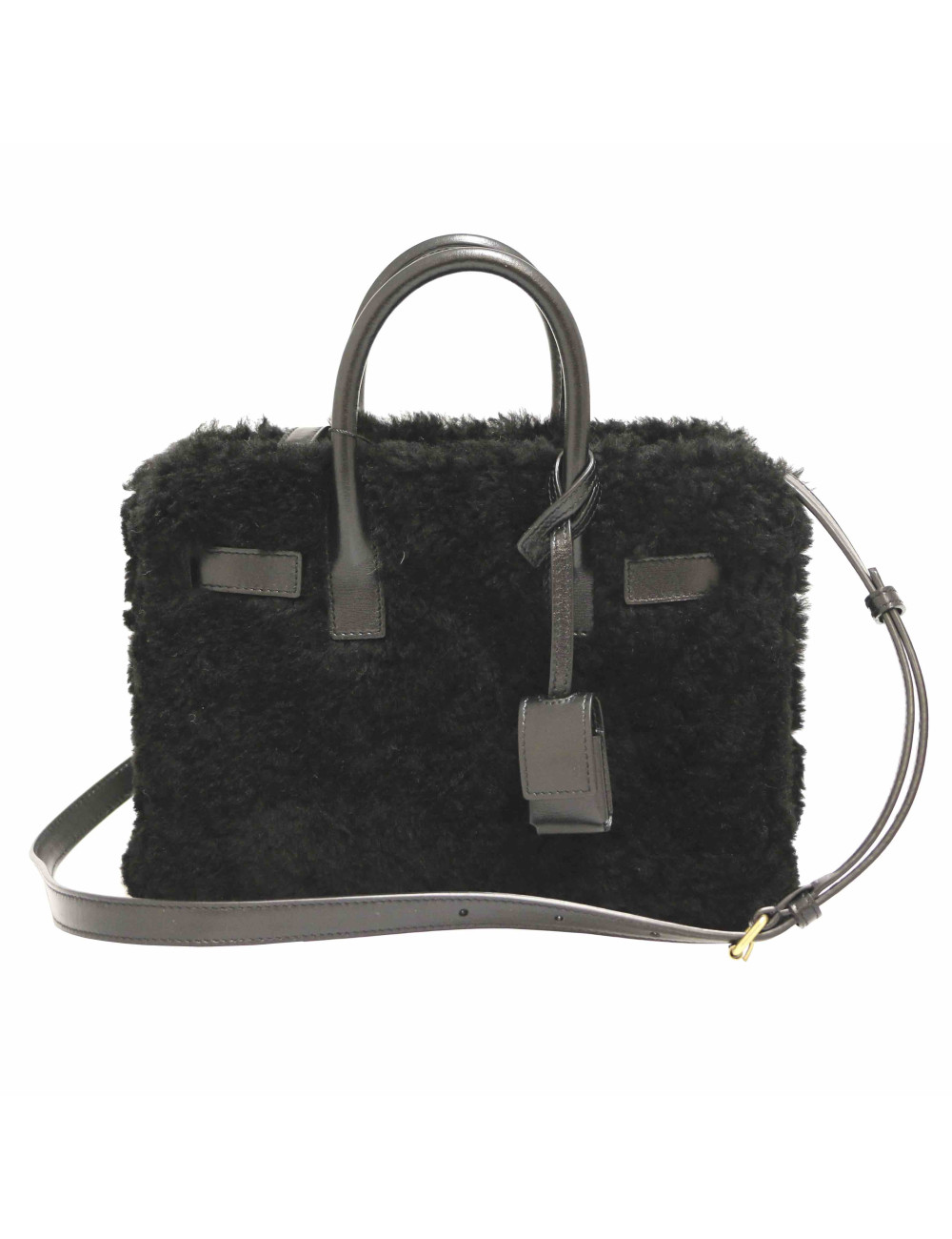 Sac Nano Sac De Jour SAINT LAURENT peau lainée