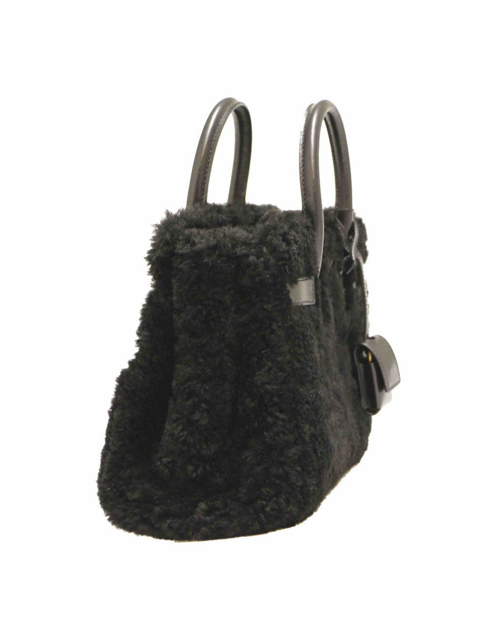 Sac Nano Sac De Jour SAINT LAURENT peau lainée