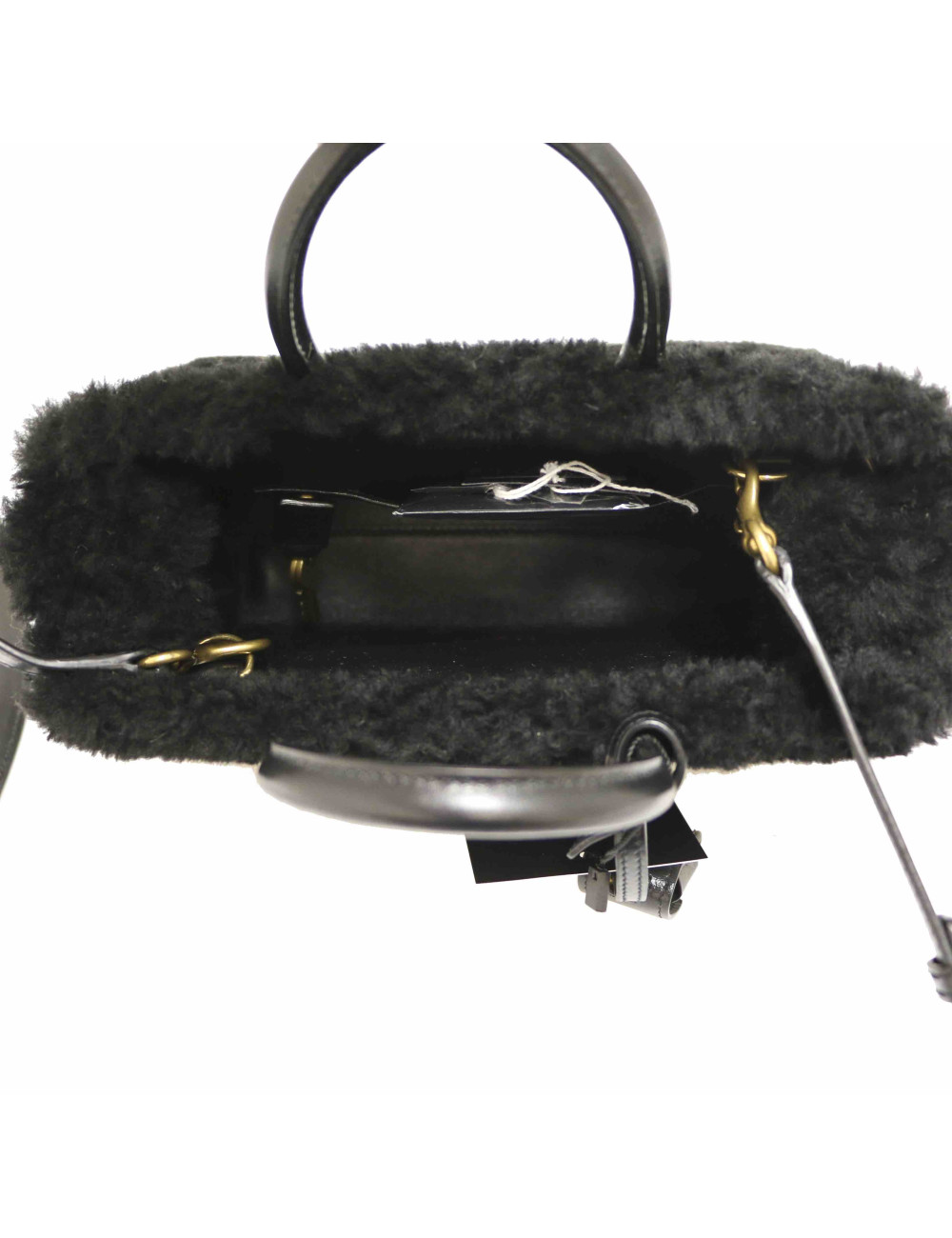 Sac Nano Sac De Jour SAINT LAURENT peau lainée