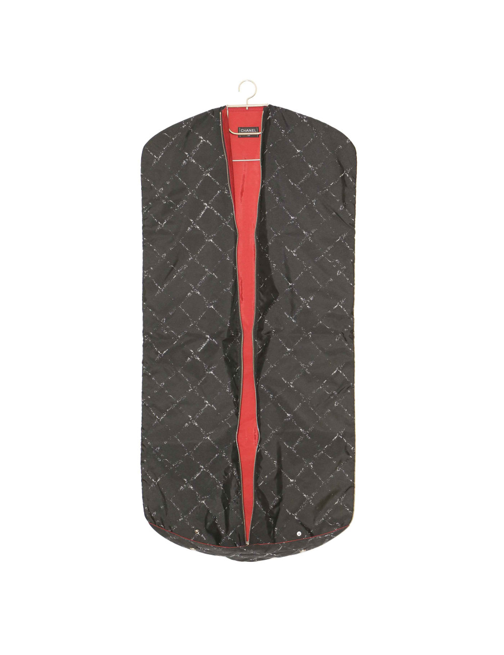 Porte-habits CHANEL toile noire