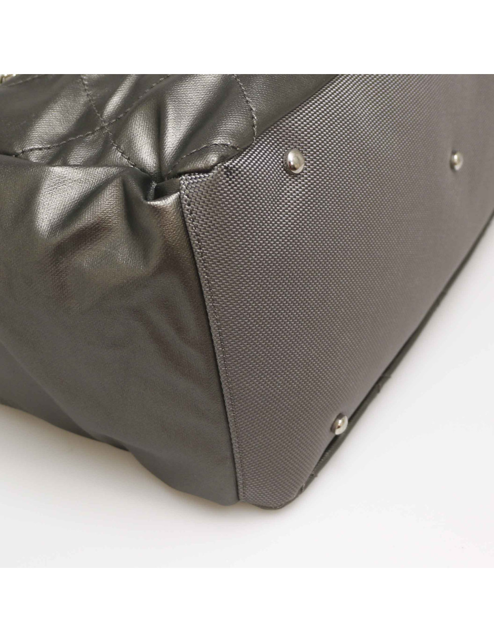 Sac de sport CHANEL toile gris