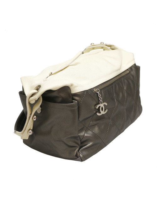 CHANEL Sport Bag in Two-Tone Color - Occasion Certified Authentic