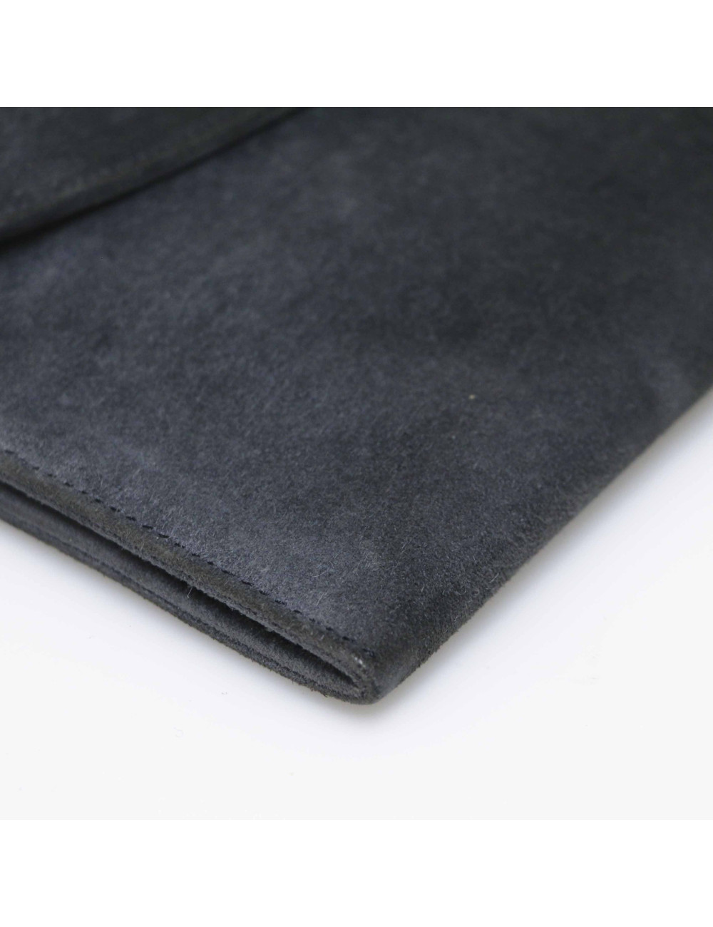 Pochette HERMES daim gris