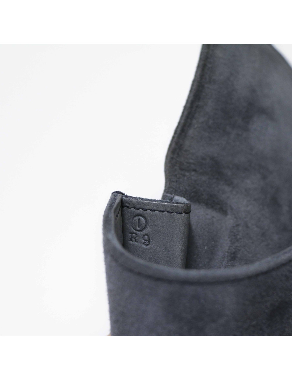 Pochette HERMES daim gris