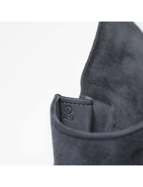 Pochette HERMES daim gris