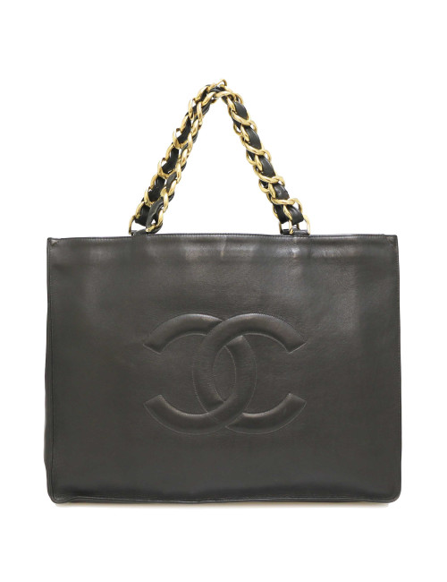 Cabas CHANEL vintage chaines courtes
