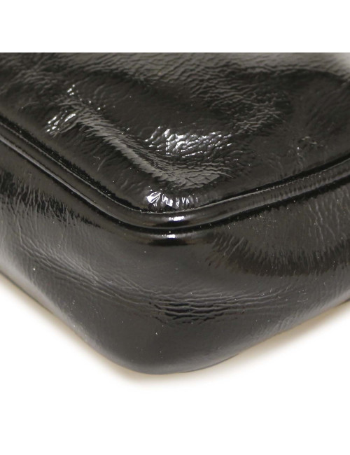 Pochette YSL vernis noire : occasion certifiée authentique
