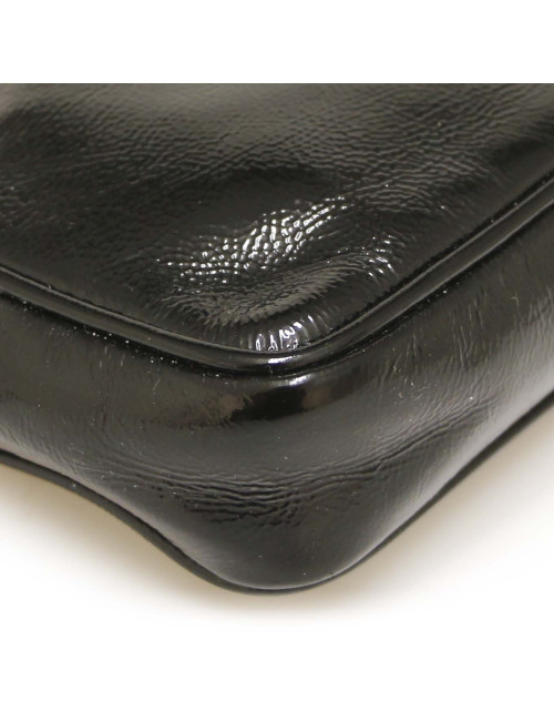 Pochette YSL vernis noire : occasion certifiée authentique