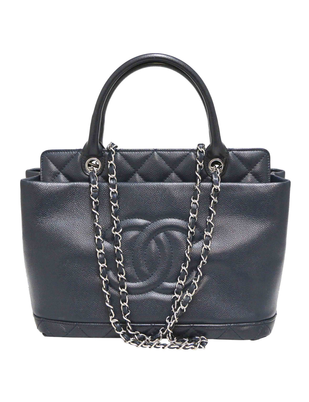Sac CHANEL cuir bleu