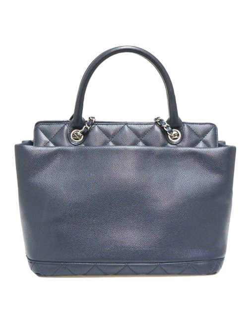 Sac CHANEL cuir bleu