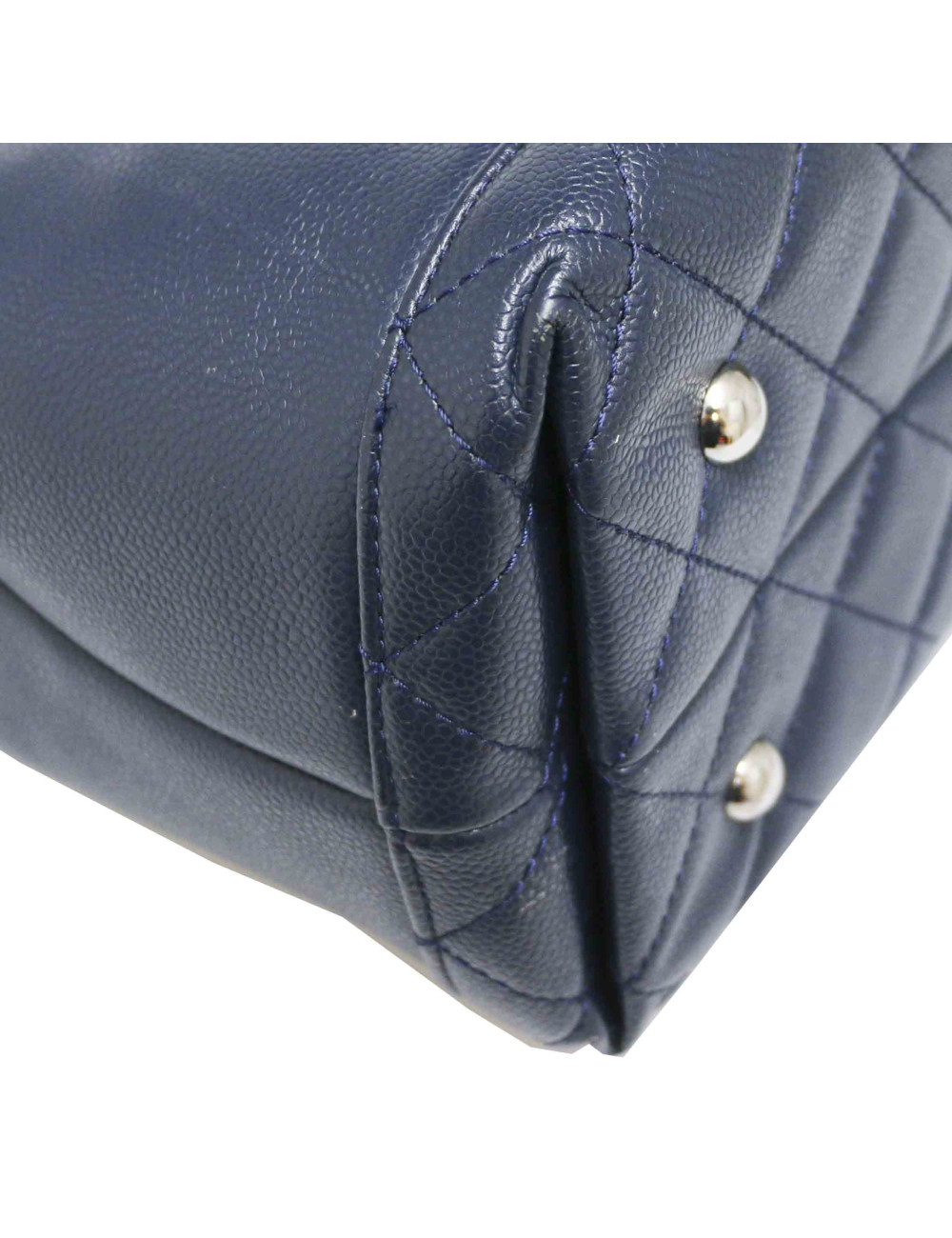 Sac CHANEL cuir bleu