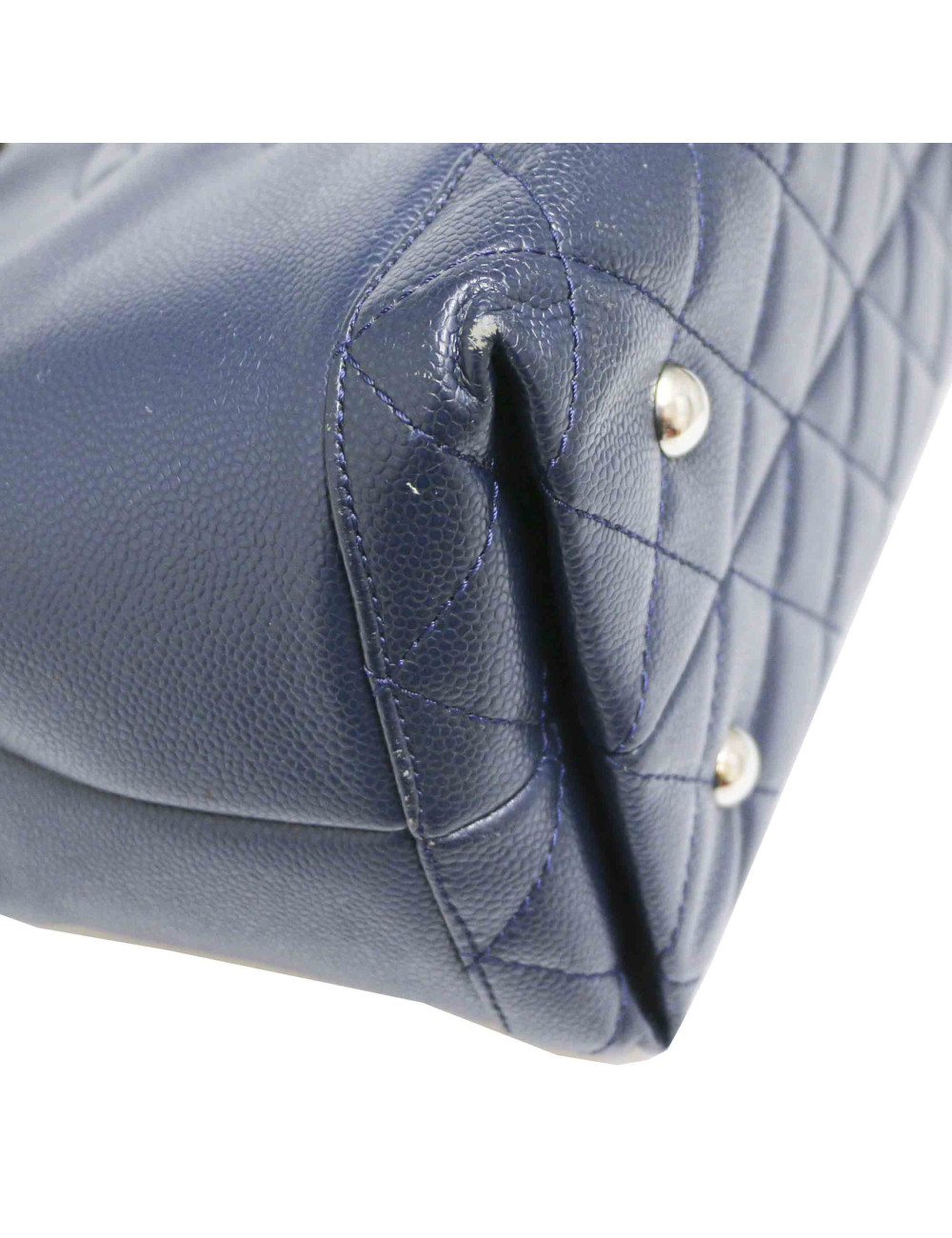 Sac CHANEL cuir bleu