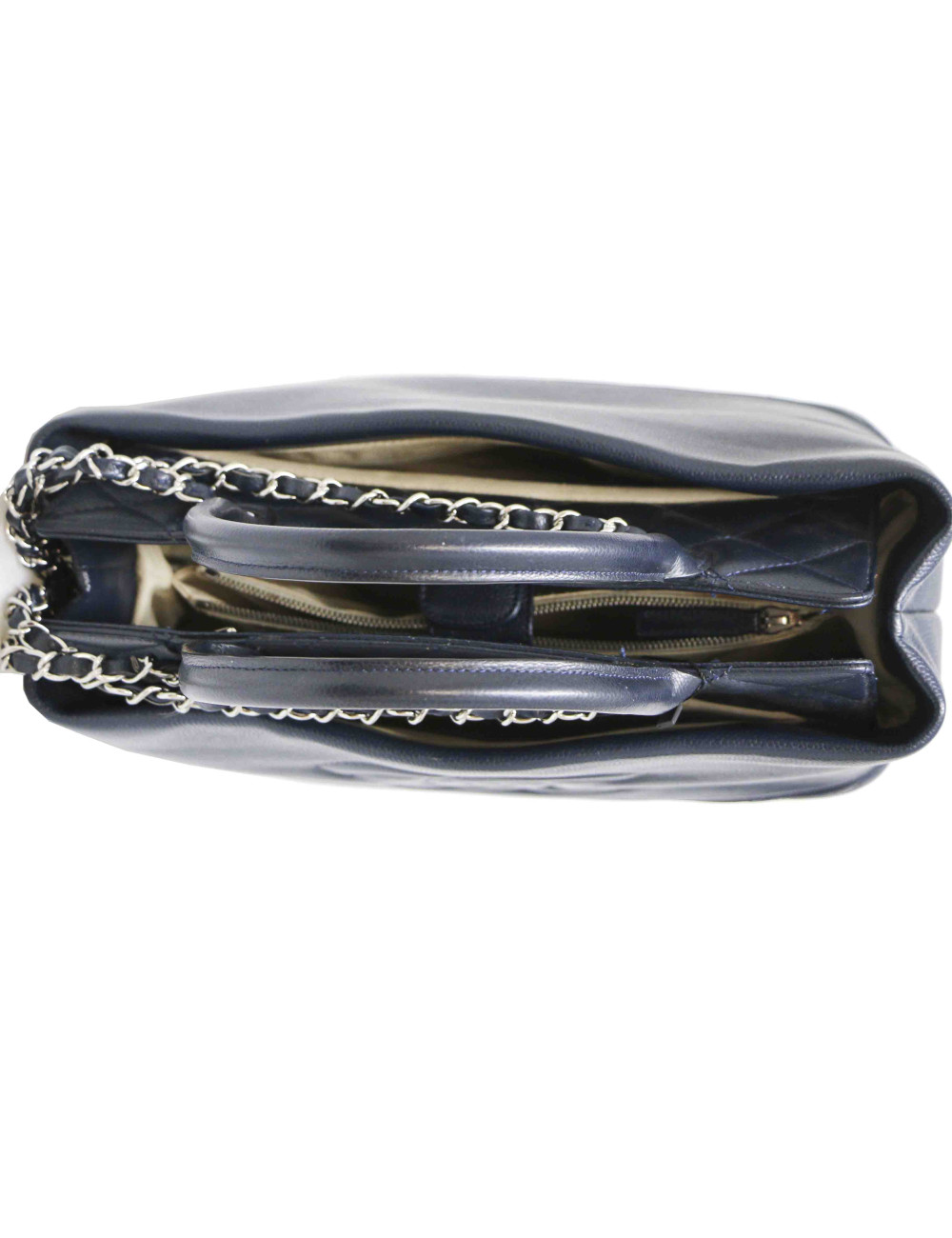 Sac CHANEL cuir bleu