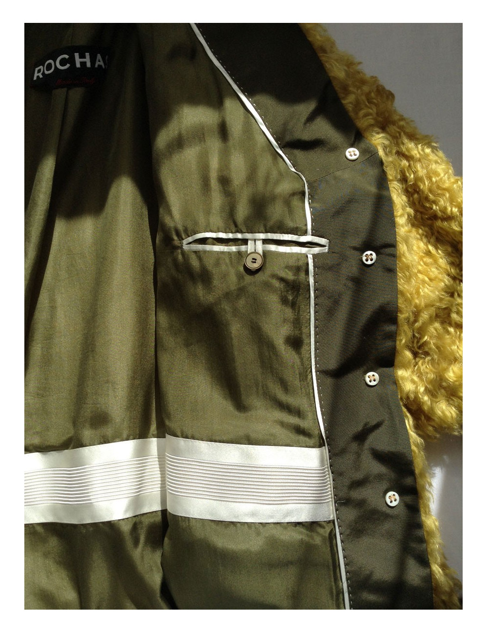 manteau ROCHAS en mohair t