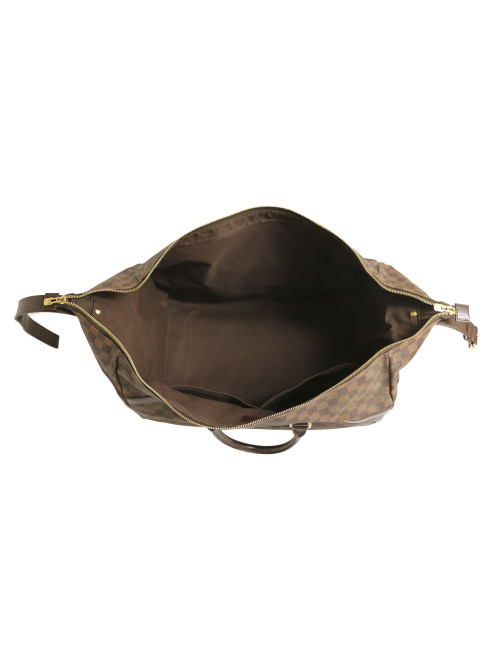 Valise cabine LOUIS VUITTON toile damier marron