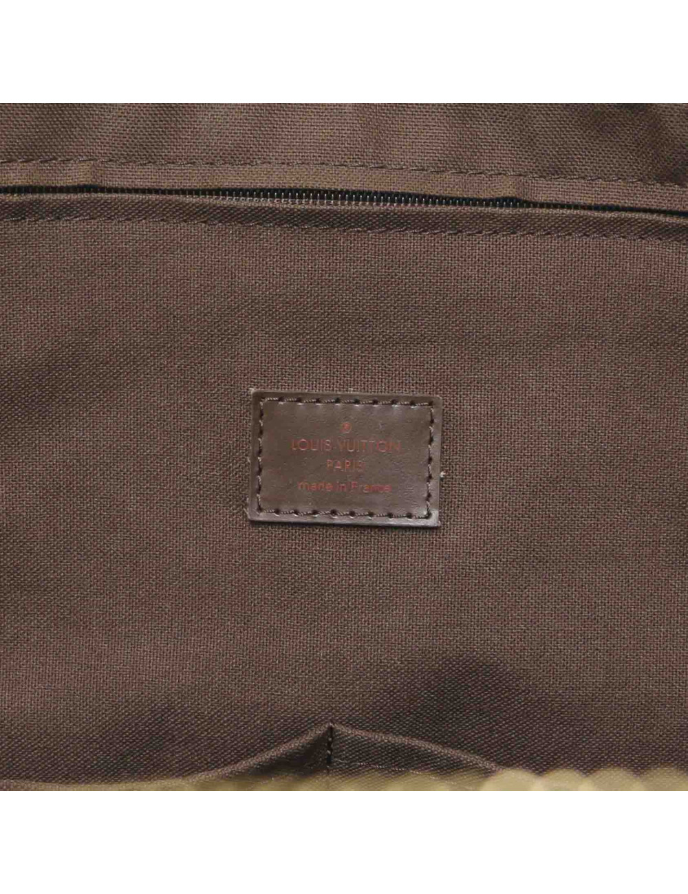 Valise cabine LOUIS VUITTON toile damier marron