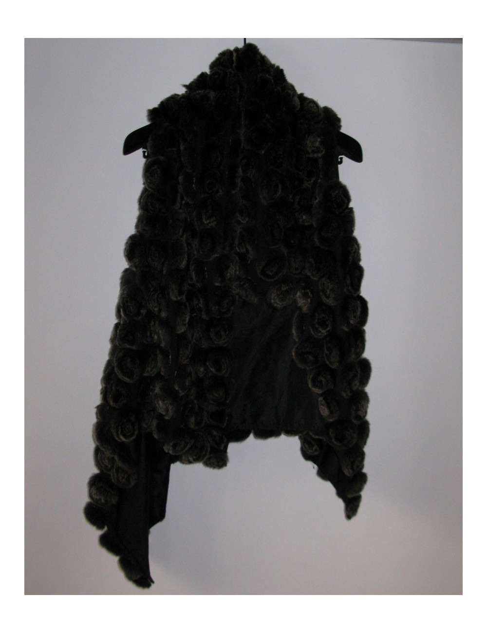 veste YVES SALOMON fourrure ss manches