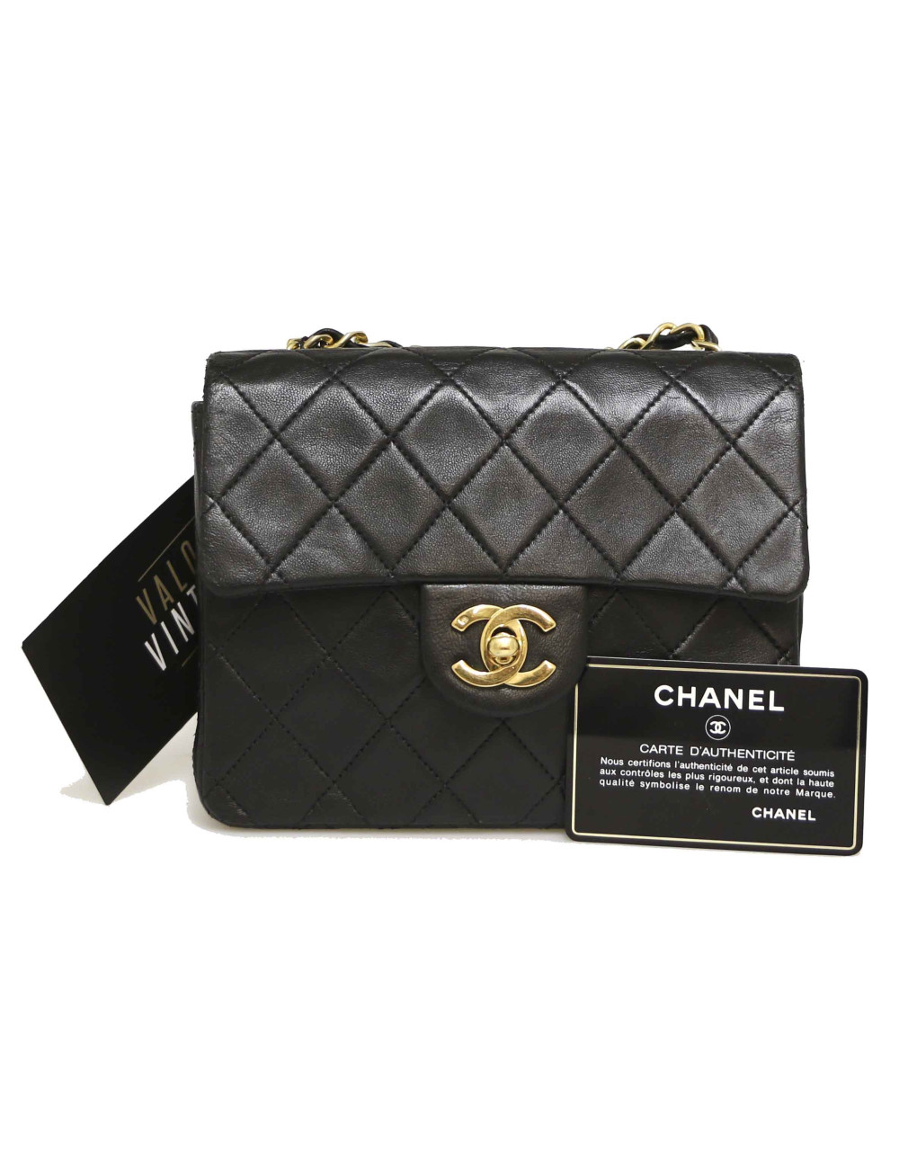 Mini Timeless CHANEL vintage noir
